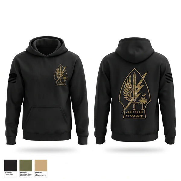 Hoodie, JCSO SWAT1, Police, Teamtime, Team time, sublimation, custom sports apparel, team uniforms, spirit wear, spiritwear, sports uniforms, custom shirts, team store, custom team store, fundraiser sports, apparel fundraiser