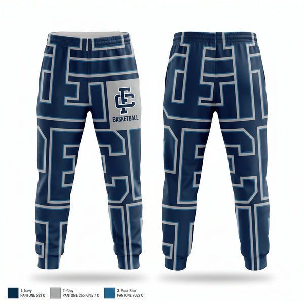 Sweatpants, Fellowship Christian School, Men's Basketball, Teamtime, Team time, sublimation, custom sports apparel, team uniforms, spirit wear, spiritwear, sports uniforms, custom shirts, team store, custom team store, fundraiser sports, apparel fundraiser