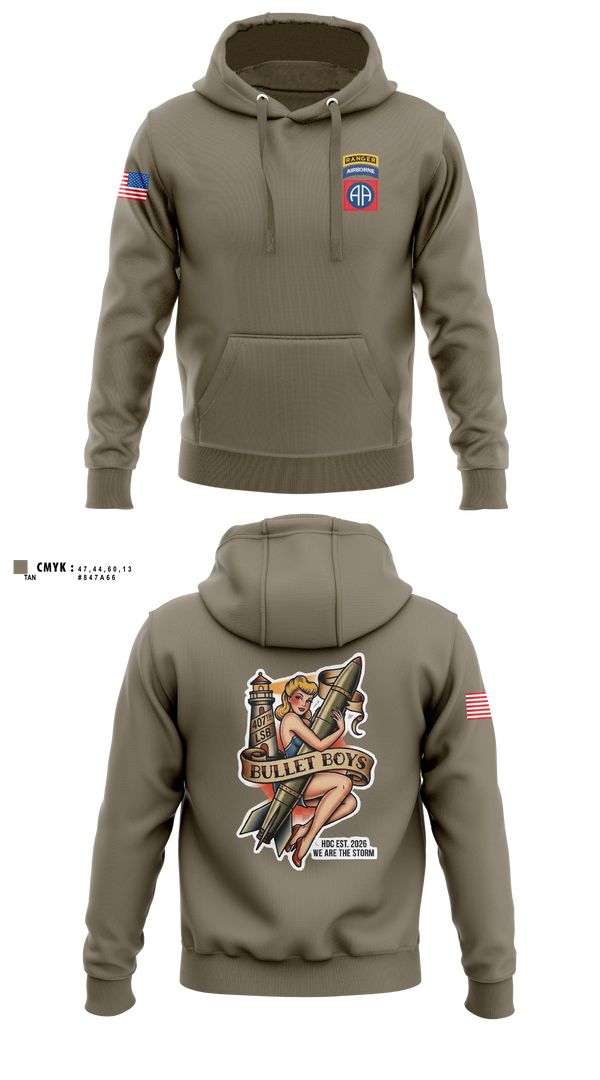 Hoodie, Ammo, Distro, 407th LSB, Army, Teamtime, Team time, sublimation, custom sports apparel, team uniforms, spirit wear, spiritwear, sports uniforms, custom shirts, team store, custom team store, fundraiser sports, apparel fundraiser