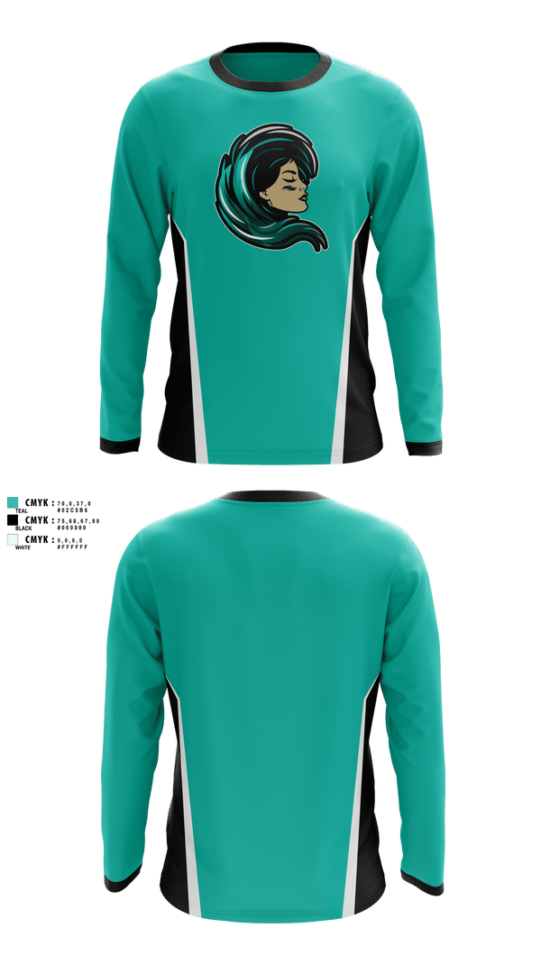 Long Sleeve Performance Shirt, Jersey Shore Wave, , Teamtime, Team time, sublimation, custom sports apparel, team uniforms, spirit wear, spiritwear, sports uniforms, custom shirts, team store, custom team store, fundraiser sports, apparel fundraiser
