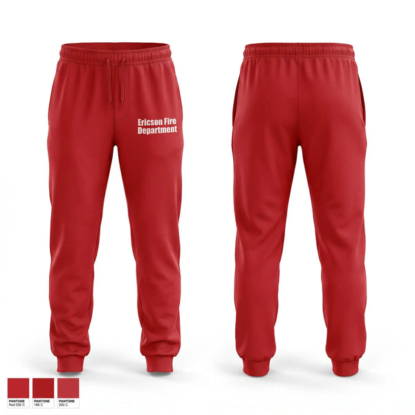 Sweatpants, Ericson Fire Department, Fire Department, Teamtime, Team time, sublimation, custom sports apparel, team uniforms, spirit wear, spiritwear, sports uniforms, custom shirts, team store, custom team store, fundraiser sports, apparel fundraiser