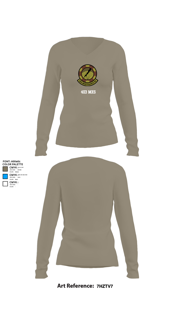 Womens Long Sleeve Vneck Shirt, 403 MXS, , Teamtime, Team time, sublimation, custom sports apparel, team uniforms, spirit wear, spiritwear, sports uniforms, custom shirts, team store, custom team store, fundraiser sports, apparel fundraiser