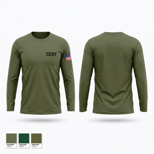 Long Sleeve Performance Shirt, CERT, Police, Teamtime, Team time, sublimation, custom sports apparel, team uniforms, spirit wear, spiritwear, sports uniforms, custom shirts, team store, custom team store, fundraiser sports, apparel fundraiser