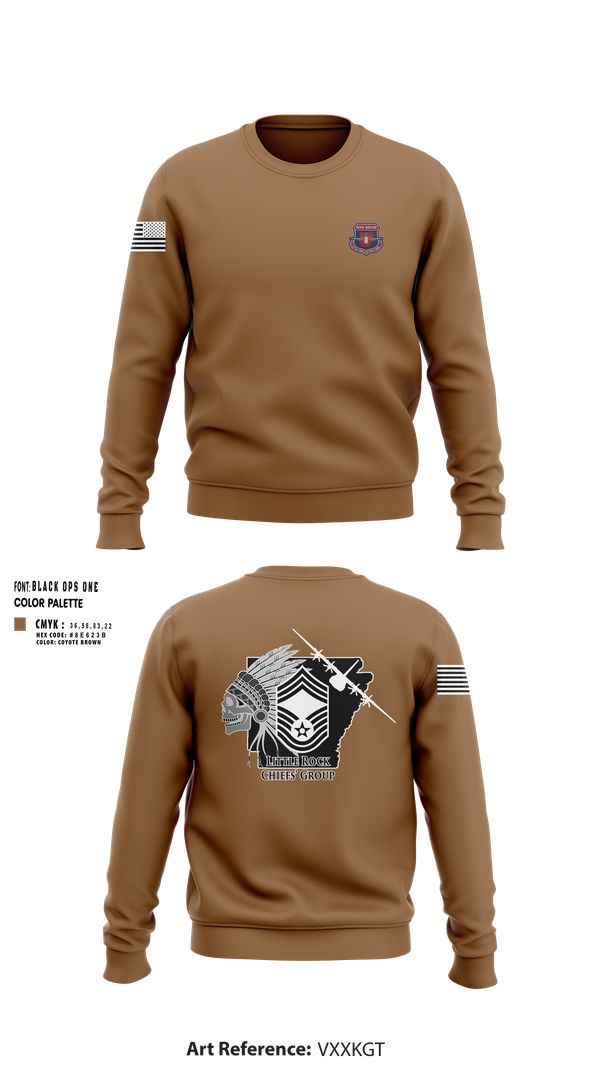 Crew Neck Sweatshirt, LRAFB Chiefs Group, , Teamtime, Team time, sublimation, custom sports apparel, team uniforms, spirit wear, spiritwear, sports uniforms, custom shirts, team store, custom team store, fundraiser sports, apparel fundraiser