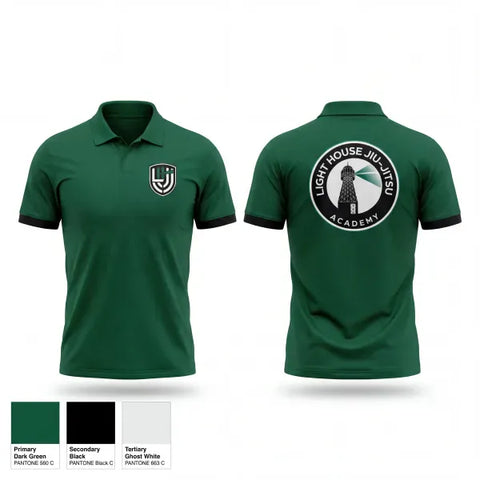 Short Sleeve Performance Polo, Lighthouse Jiu-Jitsu Academy, , Teamtime, Team time, sublimation, custom sports apparel, team uniforms, spirit wear, spiritwear, sports uniforms, custom shirts, team store, custom team store, fundraiser sports, apparel fundraiser