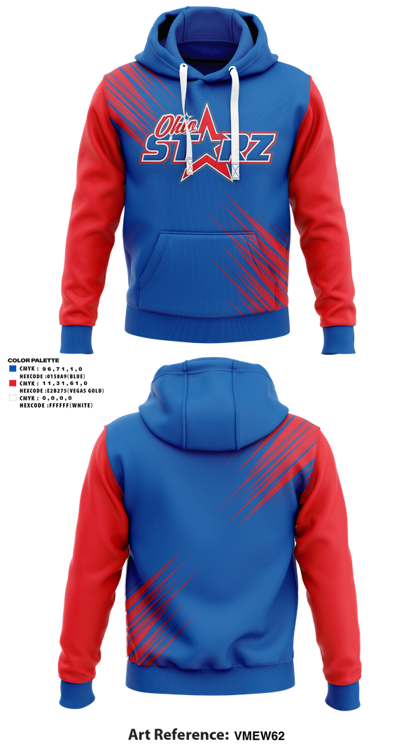 Hoodie, The Ohio Starz 8u, Softball, Teamtime, Team time, sublimation, custom sports apparel, team uniforms, spirit wear, spiritwear, sports uniforms, custom shirts, team store, custom team store, fundraiser sports, apparel fundraiser