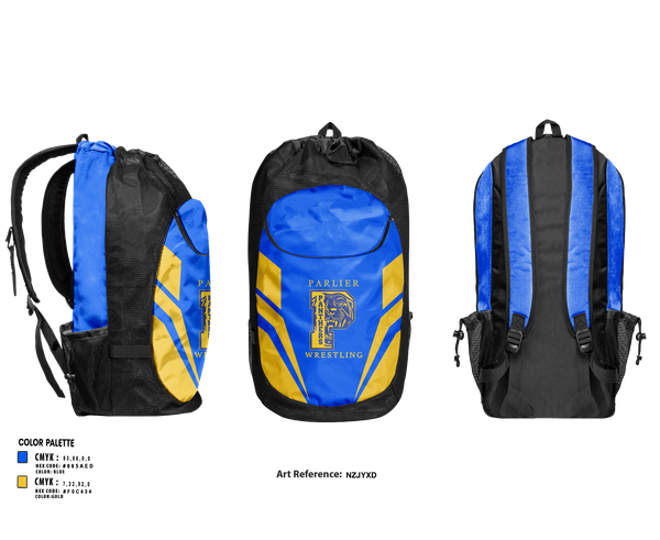 Gear Bag, Parlier Panthers Wrestling, Wrestling, Teamtime, Team time, sublimation, custom sports apparel, team uniforms, spirit wear, spiritwear, sports uniforms, custom shirts, team store, custom team store, fundraiser sports, apparel fundraiser