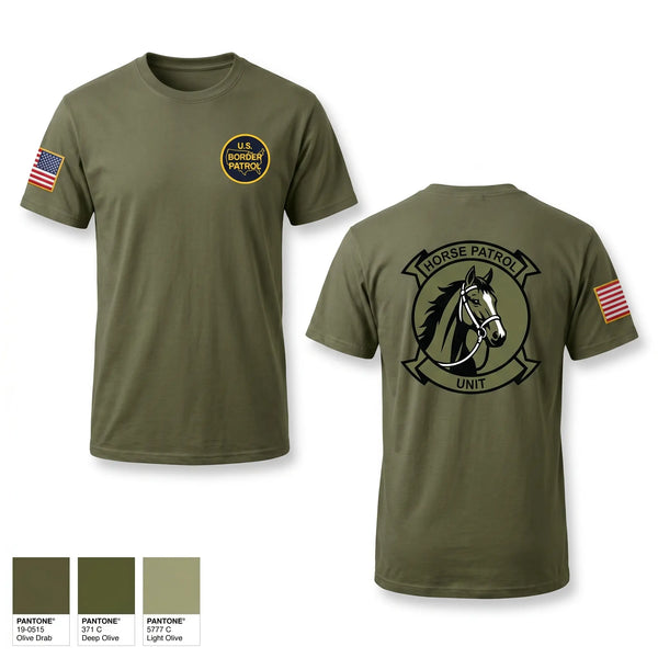 Old School Cotton Feel Shirt, Horse Patrol Unit, Police, Teamtime, Team time, sublimation, custom sports apparel, team uniforms, spirit wear, spiritwear, sports uniforms, custom shirts, team store, custom team store, fundraiser sports, apparel fundraiser