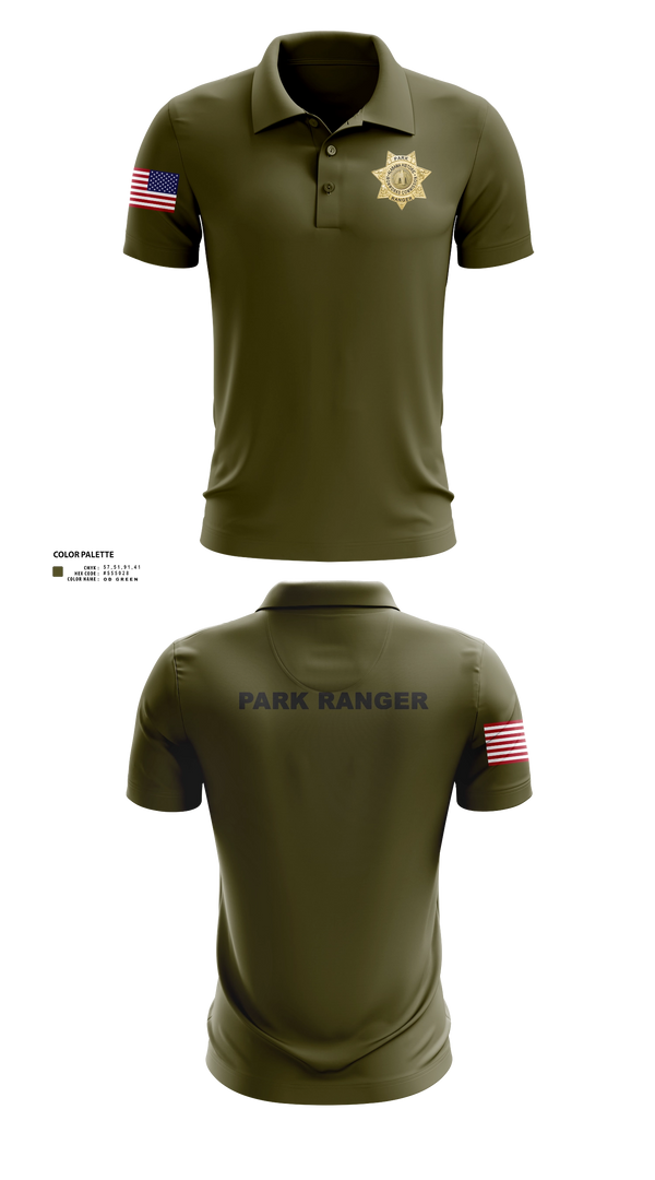 Short Sleeve Performance Polo, Alabama Historical Ironworks Commison Park Ranger, Police, Teamtime, Team time, sublimation, custom sports apparel, team uniforms, spirit wear, spiritwear, sports uniforms, custom shirts, team store, custom team store, fundraiser sports, apparel fundraiser