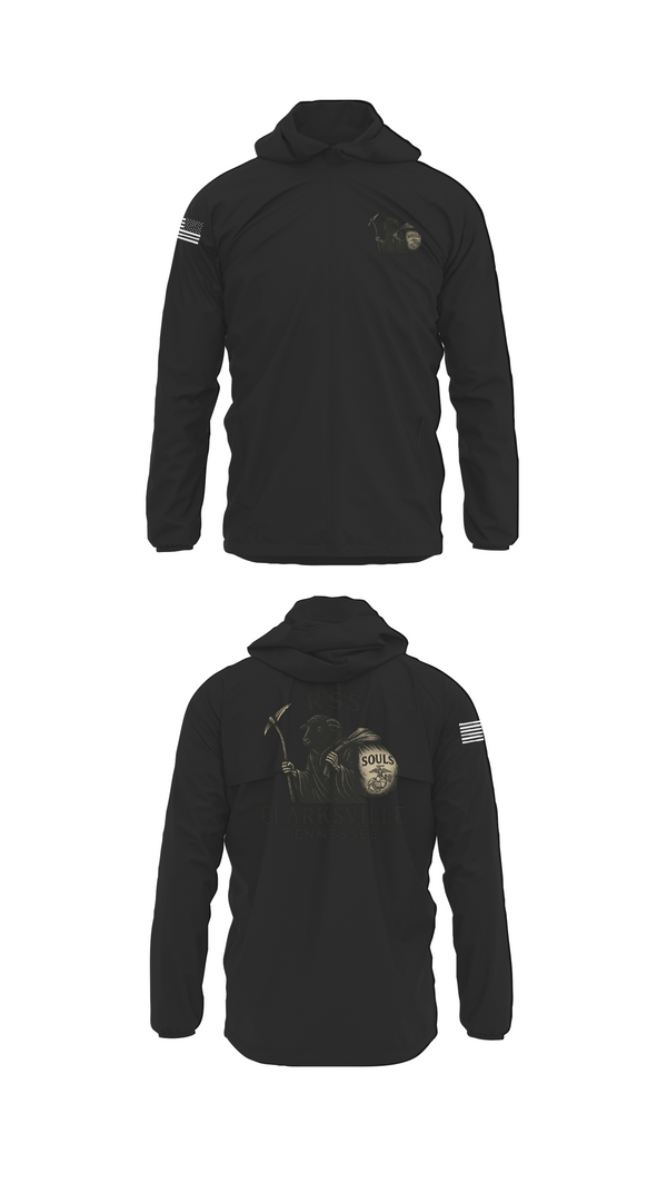 Windbreaker, RSS CLARKSVILLE, Marines, Teamtime, Team time, sublimation, custom sports apparel, team uniforms, spirit wear, spiritwear, sports uniforms, custom shirts, team store, custom team store, fundraiser sports, apparel fundraiser