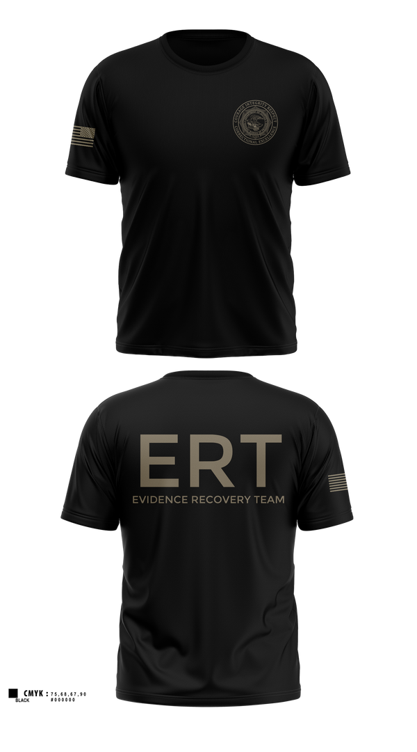 Short Sleeve Performance Shirt, Evidence Recovery Team, Police, Teamtime, Team time, sublimation, custom sports apparel, team uniforms, spirit wear, spiritwear, sports uniforms, custom shirts, team store, custom team store, fundraiser sports, apparel fundraiser