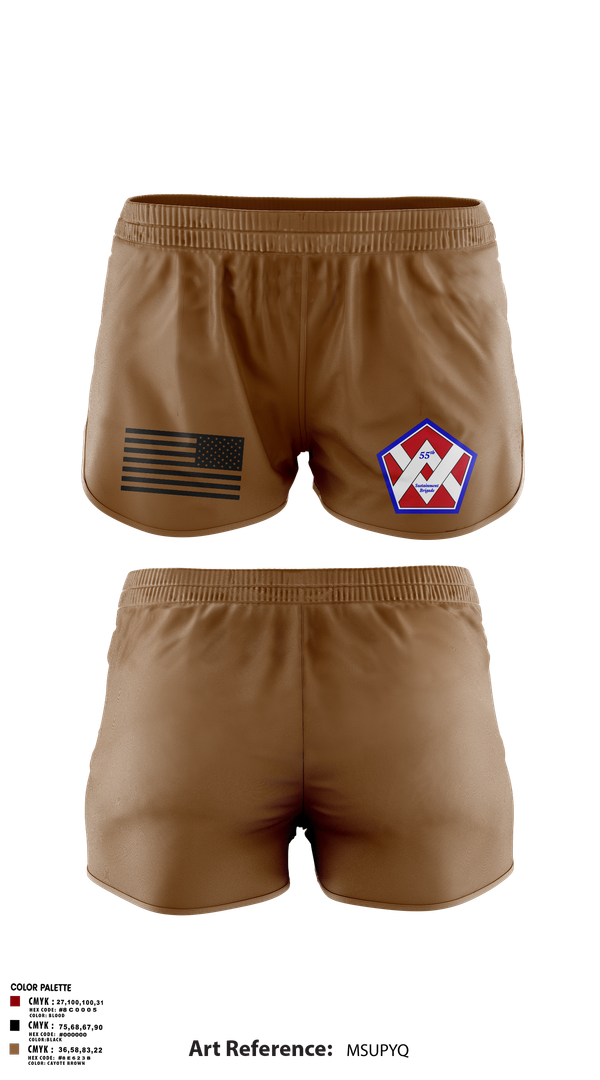 Ranger Panties, 55th Sustainment Brigade, , Teamtime, Team time, sublimation, custom sports apparel, team uniforms, spirit wear, spiritwear, sports uniforms, custom shirts, team store, custom team store, fundraiser sports, apparel fundraiser