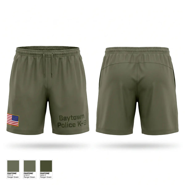Athletic Shorts With Pockets, Baytown Police K-9, Police, Teamtime, Team time, sublimation, custom sports apparel, team uniforms, spirit wear, spiritwear, sports uniforms, custom shirts, team store, custom team store, fundraiser sports, apparel fundraiser