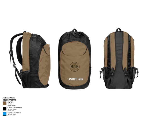 Gear Bag, 1/278th ACR, , Teamtime, Team time, sublimation, custom sports apparel, team uniforms, spirit wear, spiritwear, sports uniforms, custom shirts, team store, custom team store, fundraiser sports, apparel fundraiser