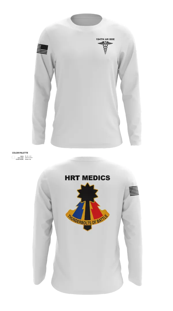 Long Sleeve Performance Shirt, 194th AR BDE HRT Medics, Army, Teamtime, Team time, sublimation, custom sports apparel, team uniforms, spirit wear, spiritwear, sports uniforms, custom shirts, team store, custom team store, fundraiser sports, apparel fundraiser