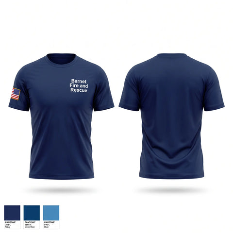 Short Sleeve Performance Shirt, Barnet Fire and Rescue, Fire Department, Teamtime, Team time, sublimation, custom sports apparel, team uniforms, spirit wear, spiritwear, sports uniforms, custom shirts, team store, custom team store, fundraiser sports, apparel fundraiser