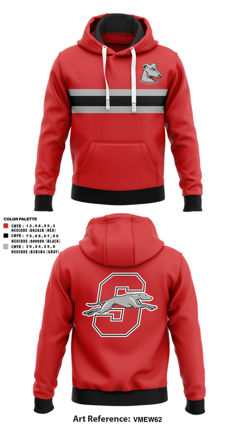 Hoodie, Shorewood Greyhounds Golf, Golf, Teamtime, Team time, sublimation, custom sports apparel, team uniforms, spirit wear, spiritwear, sports uniforms, custom shirts, team store, custom team store, fundraiser sports, apparel fundraiser
