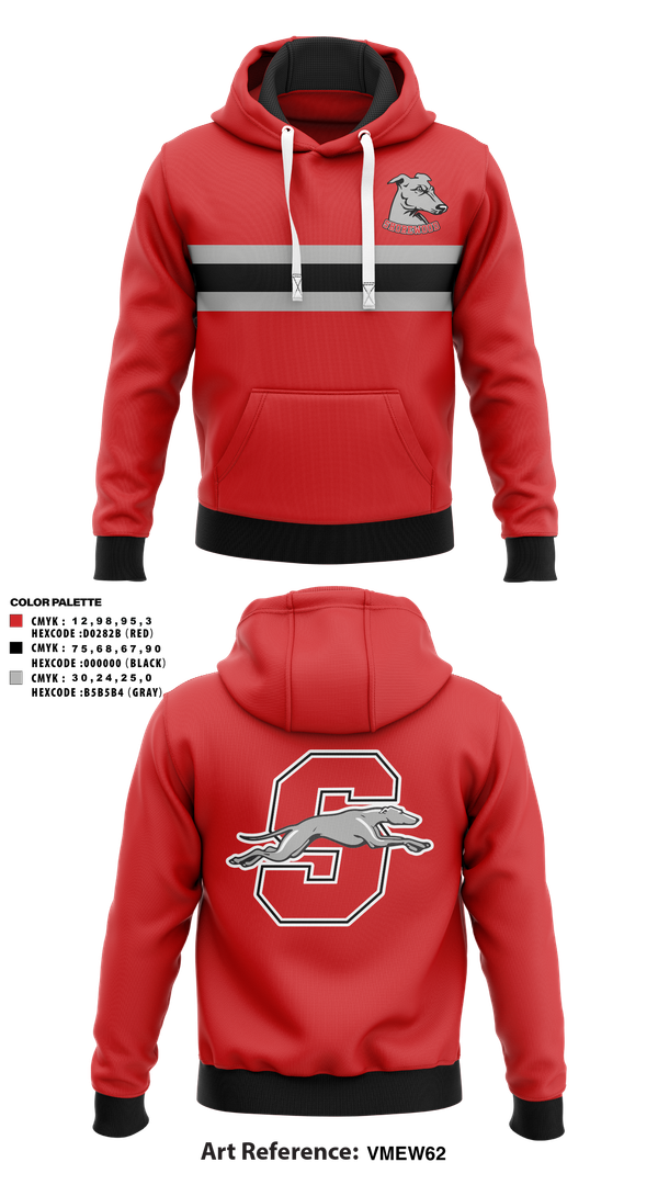 Hoodie, Shorewood Greyhounds Golf, Golf, Teamtime, Team time, sublimation, custom sports apparel, team uniforms, spirit wear, spiritwear, sports uniforms, custom shirts, team store, custom team store, fundraiser sports, apparel fundraiser