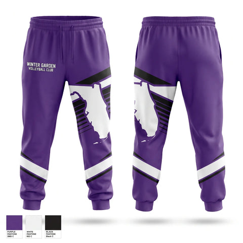 Sweatpants, WINTER GARDEN VOLLEYBALL CLUB, Women's Volleyball, Teamtime, Team time, sublimation, custom sports apparel, team uniforms, spirit wear, spiritwear, sports uniforms, custom shirts, team store, custom team store, fundraiser sports, apparel fundraiser