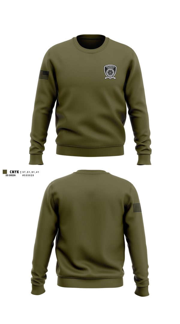 Crew Neck Sweatshirt, Defensive Tactics, Police, Teamtime, Team time, sublimation, custom sports apparel, team uniforms, spirit wear, spiritwear, sports uniforms, custom shirts, team store, custom team store, fundraiser sports, apparel fundraiser