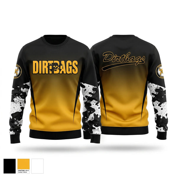 Crew Neck Sweatshirt, DC Dirtbags, Baseball, Teamtime, Team time, sublimation, custom sports apparel, team uniforms, spirit wear, spiritwear, sports uniforms, custom shirts, team store, custom team store, fundraiser sports, apparel fundraiser