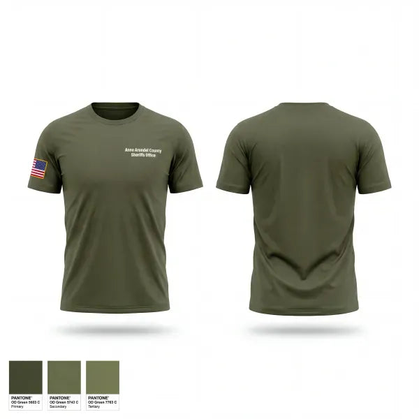 Short Sleeve Performance Shirt, Anne Arundel County Sheriff’s Office, Police, Teamtime, Team time, sublimation, custom sports apparel, team uniforms, spirit wear, spiritwear, sports uniforms, custom shirts, team store, custom team store, fundraiser sports, apparel fundraiser