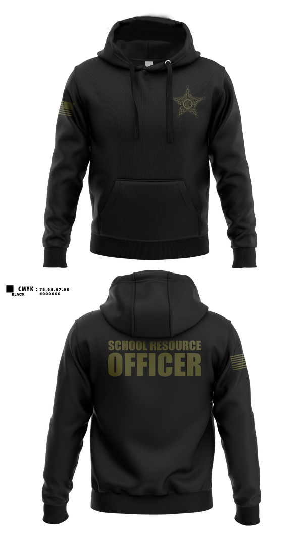 Hoodie, Okaloosa County Sheriff’s Office SRO, Police, Teamtime, Team time, sublimation, custom sports apparel, team uniforms, spirit wear, spiritwear, sports uniforms, custom shirts, team store, custom team store, fundraiser sports, apparel fundraiser