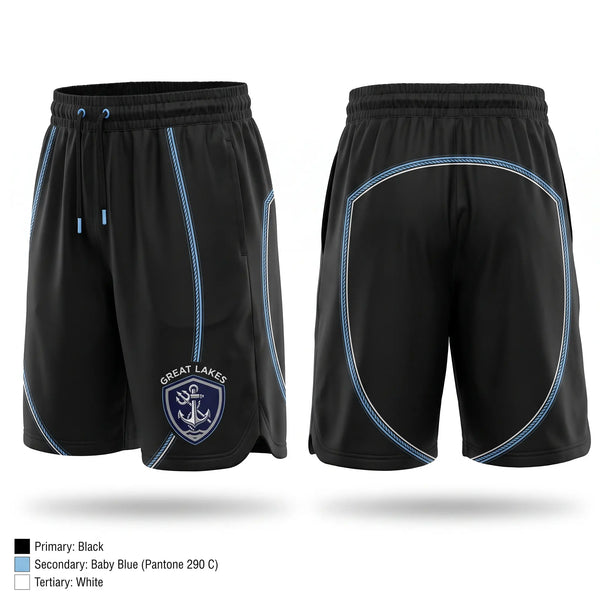 Athletic Shorts With Pockets, Great Lakes Protective Services, Police, Teamtime, Team time, sublimation, custom sports apparel, team uniforms, spirit wear, spiritwear, sports uniforms, custom shirts, team store, custom team store, fundraiser sports, apparel fundraiser