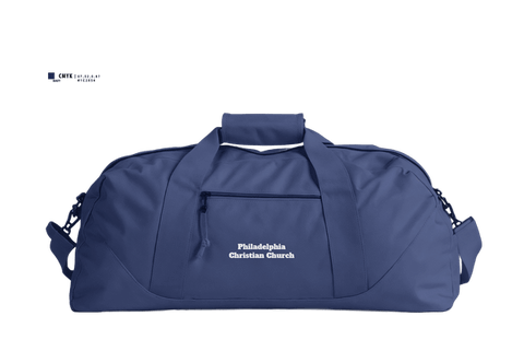 Duffle Bag, Philadelphia Christian Church, , Teamtime, Team time, sublimation, custom sports apparel, team uniforms, spirit wear, spiritwear, sports uniforms, custom shirts, team store, custom team store, fundraiser sports, apparel fundraiser