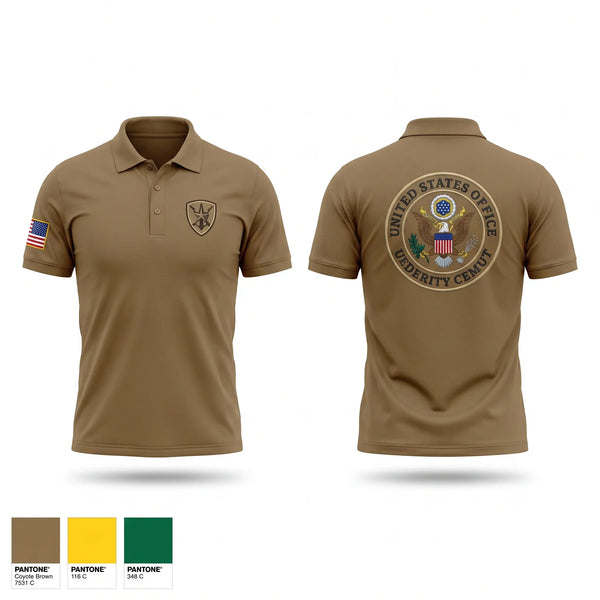 Short Sleeve Performance Polo, 572nd CEC 3rd PLT, Army, Teamtime, Team time, sublimation, custom sports apparel, team uniforms, spirit wear, spiritwear, sports uniforms, custom shirts, team store, custom team store, fundraiser sports, apparel fundraiser