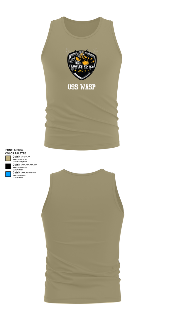 Tank Top, USS WASP, , Teamtime, Team time, sublimation, custom sports apparel, team uniforms, spirit wear, spiritwear, sports uniforms, custom shirts, team store, custom team store, fundraiser sports, apparel fundraiser