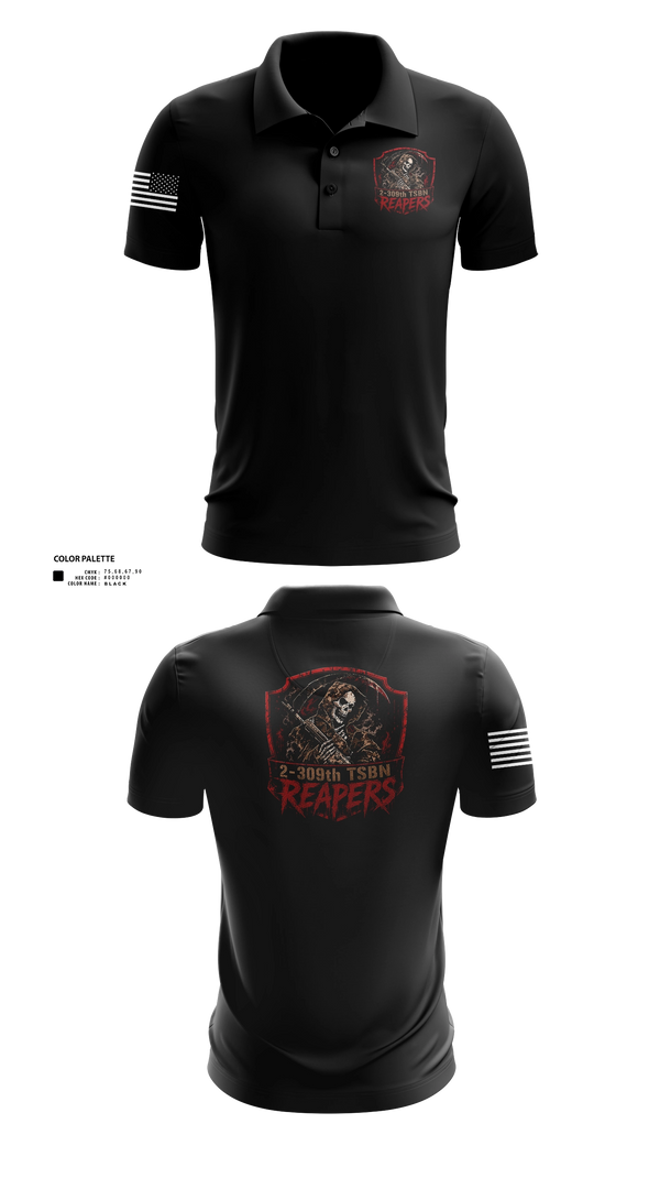 Short Sleeve Performance Polo, Reapers, Army, Teamtime, Team time, sublimation, custom sports apparel, team uniforms, spirit wear, spiritwear, sports uniforms, custom shirts, team store, custom team store, fundraiser sports, apparel fundraiser