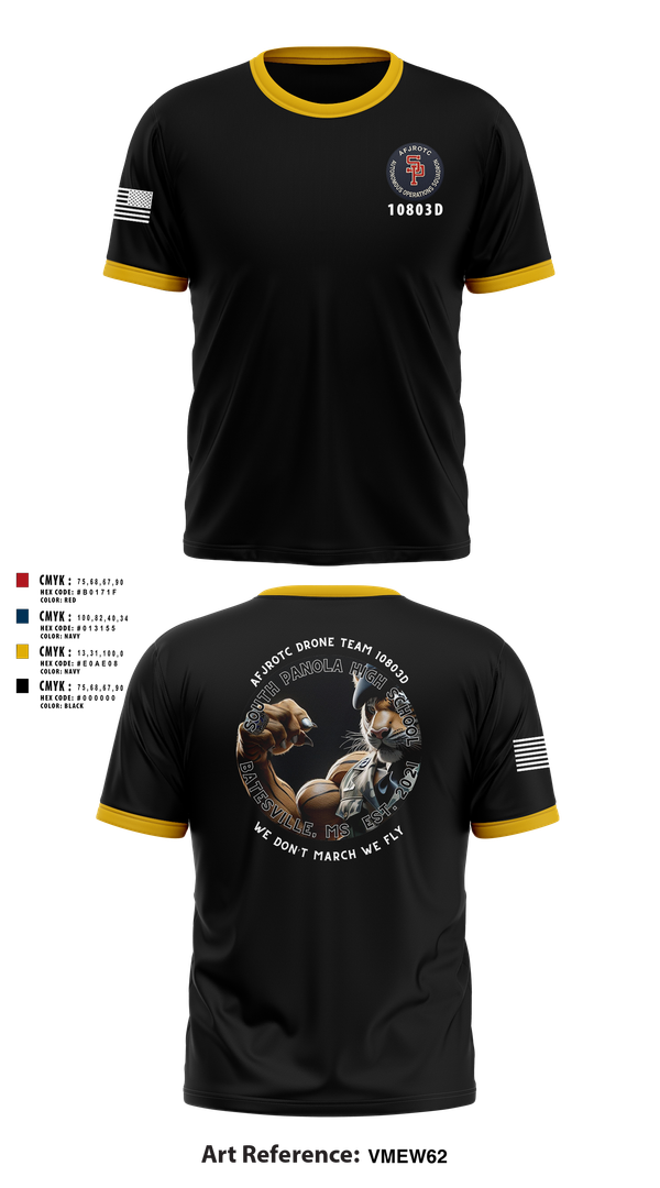 Short Sleeve Performance Shirt, AFJROTC MS-081 DRONE TEAM, , Teamtime, Team time, sublimation, custom sports apparel, team uniforms, spirit wear, spiritwear, sports uniforms, custom shirts, team store, custom team store, fundraiser sports, apparel fundraiser