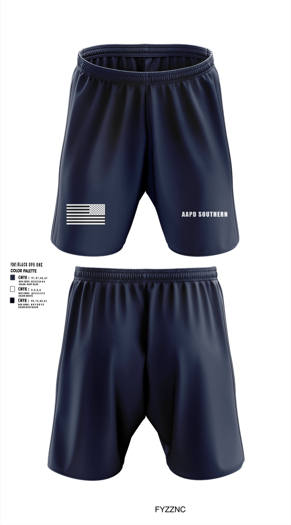 Athletic Shorts With Pockets, AAPD Southern, Police, Teamtime, Team time, sublimation, custom sports apparel, team uniforms, spirit wear, spiritwear, sports uniforms, custom shirts, team store, custom team store, fundraiser sports, apparel fundraiser
