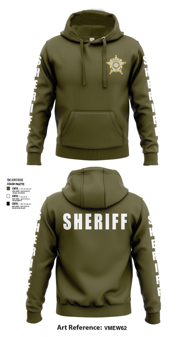 Hoodie, SHERIFF, Police, Teamtime, Team time, sublimation, custom sports apparel, team uniforms, spirit wear, spiritwear, sports uniforms, custom shirts, team store, custom team store, fundraiser sports, apparel fundraiser