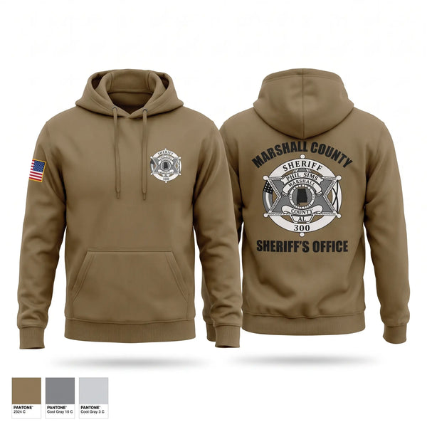 Hoodie, Marshall county sheriff’s office, Police, Teamtime, Team time, sublimation, custom sports apparel, team uniforms, spirit wear, spiritwear, sports uniforms, custom shirts, team store, custom team store, fundraiser sports, apparel fundraiser