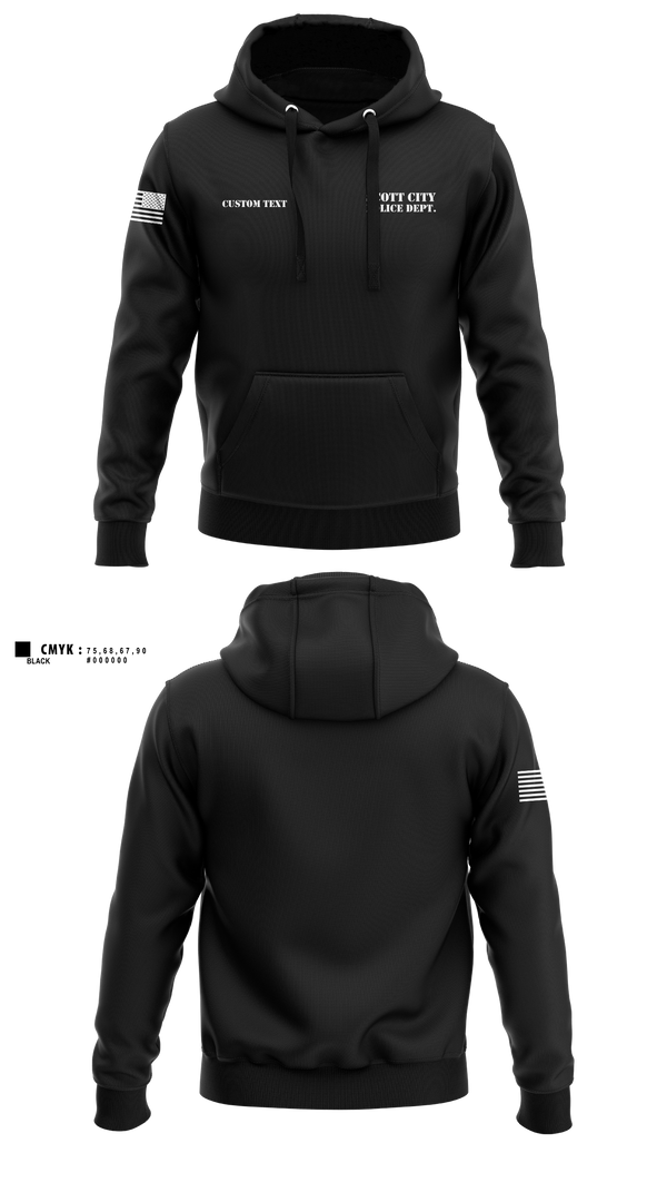 Hoodie, SCOTT CITY POLICE DEPT., Police, Teamtime, Team time, sublimation, custom sports apparel, team uniforms, spirit wear, spiritwear, sports uniforms, custom shirts, team store, custom team store, fundraiser sports, apparel fundraiser