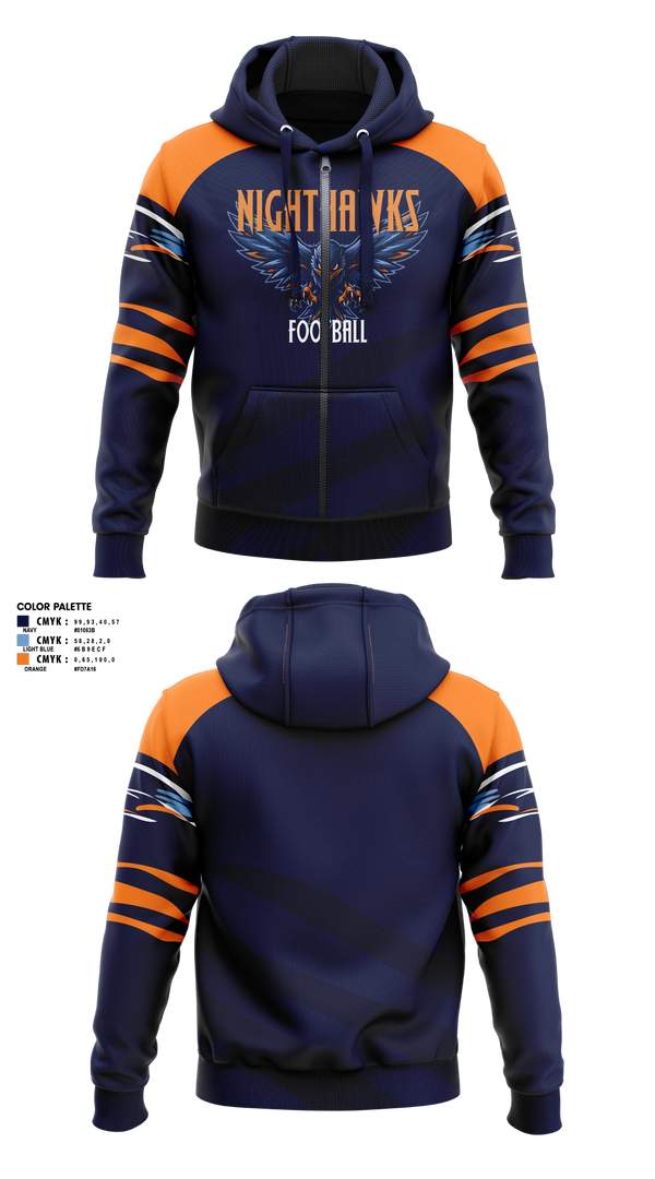 Zip Hoodie, Herbert Akins Road Middle School, Track & Field, Teamtime, Team time, sublimation, custom sports apparel, team uniforms, spirit wear, spiritwear, sports uniforms, custom shirts, team store, custom team store, fundraiser sports, apparel fundraiser