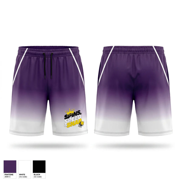 Athletic Shorts With Pockets, Spins, Speed & Snap Pitching, , Teamtime, Team time, sublimation, custom sports apparel, team uniforms, spirit wear, spiritwear, sports uniforms, custom shirts, team store, custom team store, fundraiser sports, apparel fundraiser
