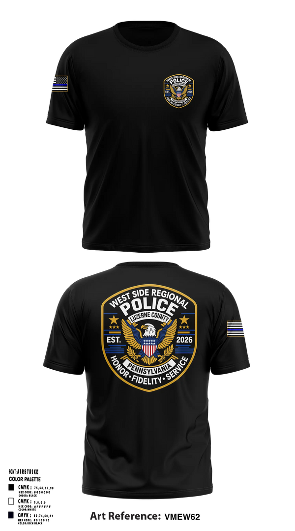 Short Sleeve Performance Shirt, West Side regional police department, Police, Teamtime, Team time, sublimation, custom sports apparel, team uniforms, spirit wear, spiritwear, sports uniforms, custom shirts, team store, custom team store, fundraiser sports, apparel fundraiser