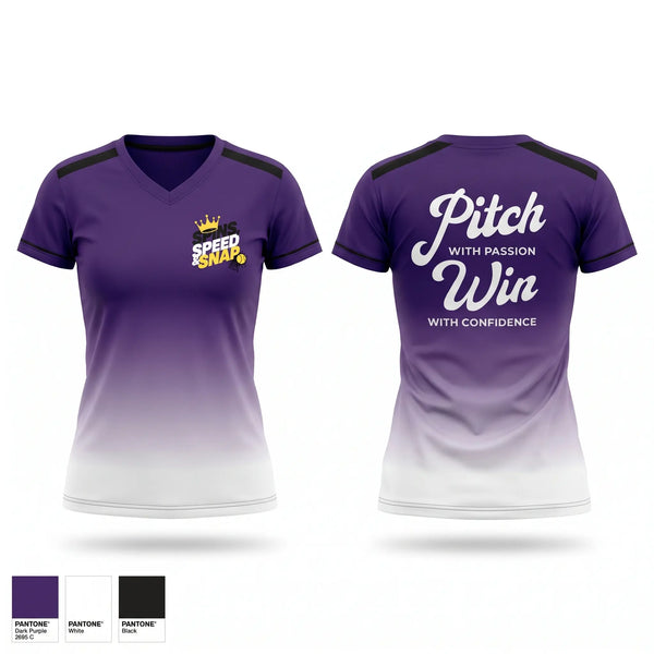 Womens Short Sleeve Vneck Shirt, Spins, Speed & Snap Pitching, , Teamtime, Team time, sublimation, custom sports apparel, team uniforms, spirit wear, spiritwear, sports uniforms, custom shirts, team store, custom team store, fundraiser sports, apparel fundraiser