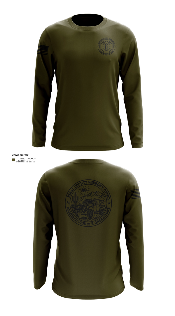 Long Sleeve Performance Shirt, PCSO AVO, Police, Teamtime, Team time, sublimation, custom sports apparel, team uniforms, spirit wear, spiritwear, sports uniforms, custom shirts, team store, custom team store, fundraiser sports, apparel fundraiser