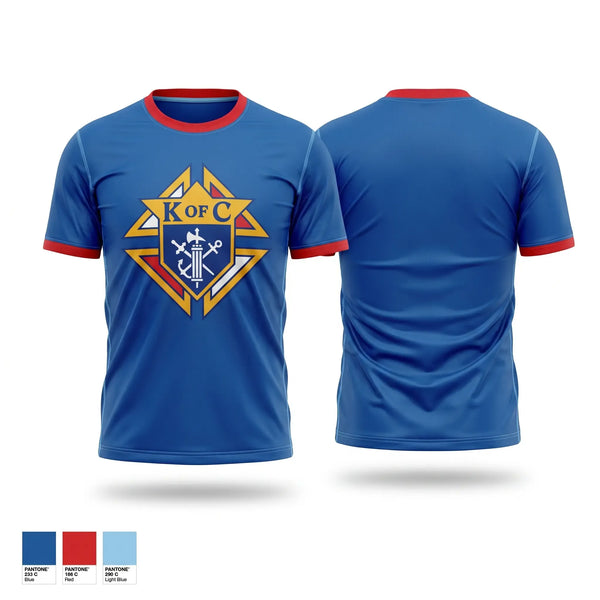 Short Sleeve Performance Shirt, Knights of Columbus, , Teamtime, Team time, sublimation, custom sports apparel, team uniforms, spirit wear, spiritwear, sports uniforms, custom shirts, team store, custom team store, fundraiser sports, apparel fundraiser