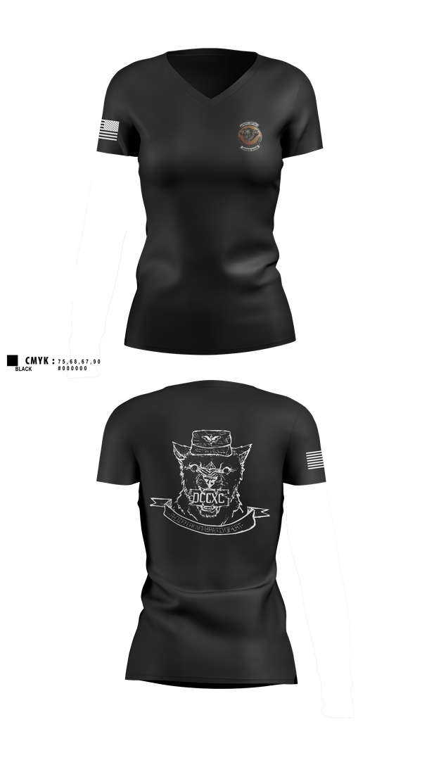 Womens Short Sleeve Vneck Shirt, DET 890 JMU, Air Force, Teamtime, Team time, sublimation, custom sports apparel, team uniforms, spirit wear, spiritwear, sports uniforms, custom shirts, team store, custom team store, fundraiser sports, apparel fundraiser