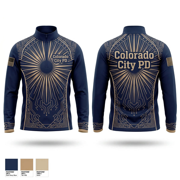 Windbreaker, Colorado City PD, Police, Teamtime, Team time, sublimation, custom sports apparel, team uniforms, spirit wear, spiritwear, sports uniforms, custom shirts, team store, custom team store, fundraiser sports, apparel fundraiser
