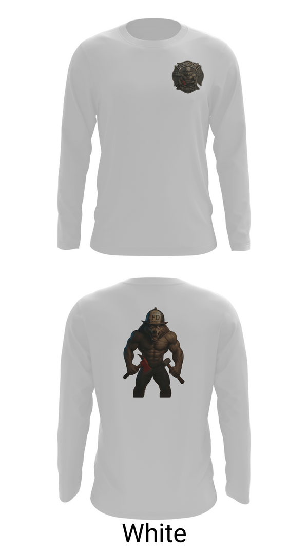 Long Sleeve Performance Shirt, 63rd OD CO Fire Rescue, Army, Teamtime, Team time, sublimation, custom sports apparel, team uniforms, spirit wear, spiritwear, sports uniforms, custom shirts, team store, custom team store, fundraiser sports, apparel fundraiser