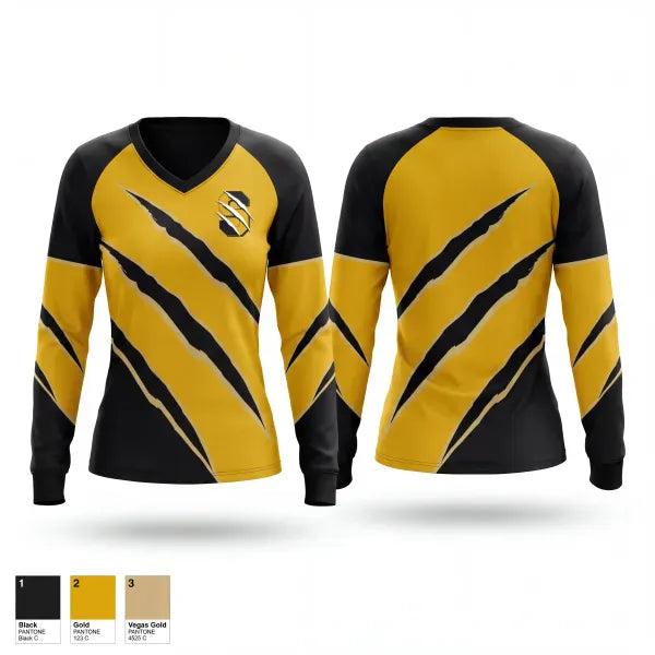 Womens Long Sleeve Vneck Shirt, Savannah High School Tennis, Tennis, Teamtime, Team time, sublimation, custom sports apparel, team uniforms, spirit wear, spiritwear, sports uniforms, custom shirts, team store, custom team store, fundraiser sports, apparel fundraiser