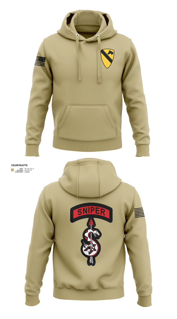Hoodie, 1st Cav, Army, Teamtime, Team time, sublimation, custom sports apparel, team uniforms, spirit wear, spiritwear, sports uniforms, custom shirts, team store, custom team store, fundraiser sports, apparel fundraiser