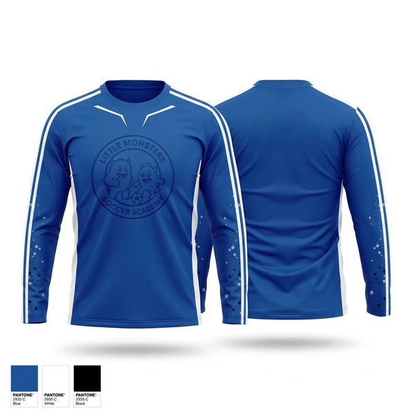 Long Sleeve Performance Shirt, Little Monsters Soccer Academy, Men's Soccer, Teamtime, Team time, sublimation, custom sports apparel, team uniforms, spirit wear, spiritwear, sports uniforms, custom shirts, team store, custom team store, fundraiser sports, apparel fundraiser