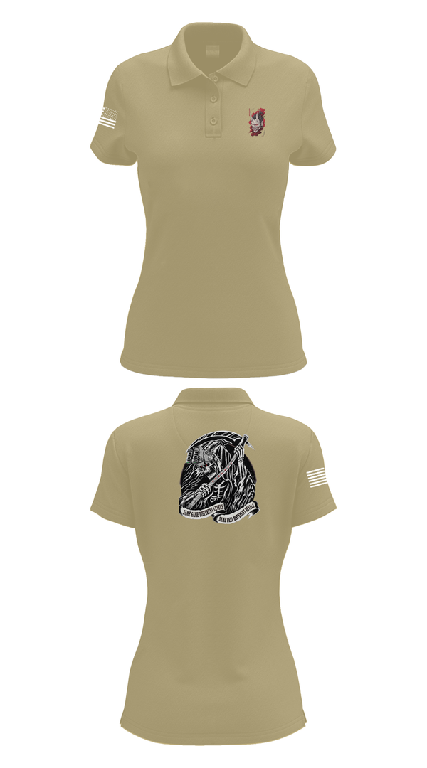 Womens Short Sleeve Performance Polo, , Army, Teamtime, Team time, sublimation, custom sports apparel, team uniforms, spirit wear, spiritwear, sports uniforms, custom shirts, team store, custom team store, fundraiser sports, apparel fundraiser
